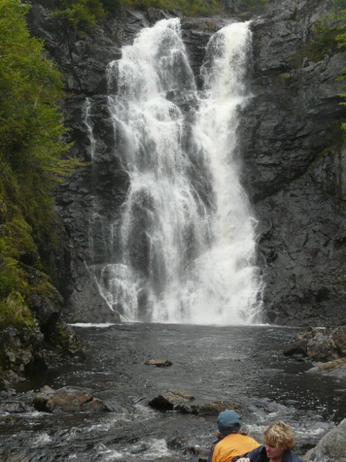 North River Big Falls - Largest waterfall in Nova Scotia at 105 feet