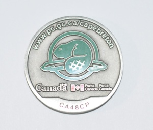 CBHNP Geocaching Coin - front